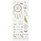 Creativ Company Stickers, indianen, vel 10x24 cm, ca. 17 stuk, goud, 1 vel