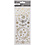 Creativ Company Stickers, kerst sterren, vel 10x24 cm, ca. 29 stuk, goud, 1 vel