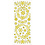 Creativ Company Stickers, kerst sterren, vel 10x24 cm, ca. 29 stuk, goud, 1 vel