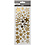 Creativ Company Stickers, sterren, vel 10x24 cm, ca. 52 stuk, goud, 1 vel