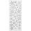 Creativ Company Stickers, sterren, vel 10x24 cm, ca. 52 stuk, zilver, 1 vel