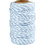 Creativ Company Katoenkoord, dikte 1,1 mm, wit/lichtblauw, 50 m/ 1 rol