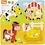 VIGA VIGA Houten Knoppuzzels, boerderijdieren, afm 22x22 cm, 4 delen, 1 stuk