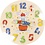 VIGA VIGA klok puzzel, d 30 cm, 12 delen, 1 stuk