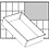 Raaco Inzet Box, afm A6-1, H: 47 mm, afm 157x109 mm, 1 stuk