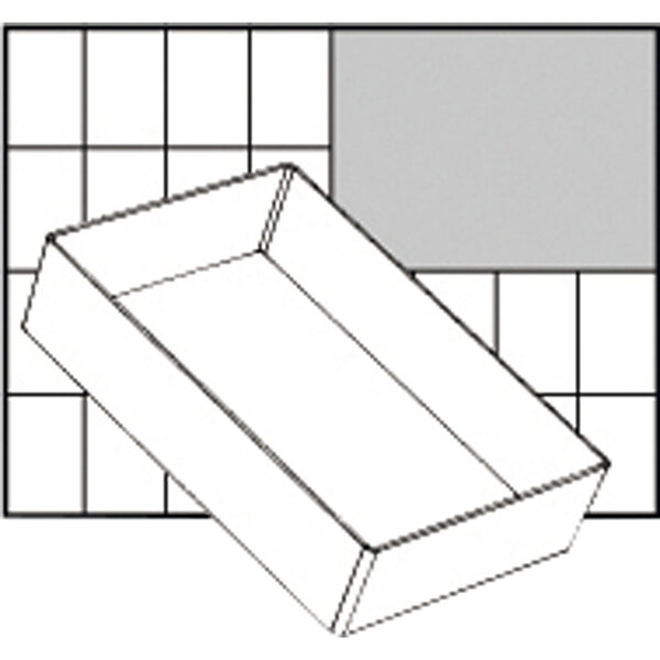 Raaco Inzet Box, afm A6-1, H: 47 mm, afm 157x109 mm, 1 stuk