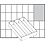 Raaco Inzet Box, afm A73 Low, H: 24 mm, afm 109x79 mm, 1 stuk