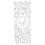Creativ Company Stickers, vlinders, vel 10x24 cm, ca. 28 stuk, zilver, 1 vel