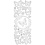 Creativ Company Stickers, vlinders, vel 10x24 cm, ca. 28 stuk, zilver, 1 vel