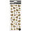 Creativ Company Glitterstickers, harten, vel 10x24 cm, ca. 84 stuk, goud, 2 vel/ 1 doos