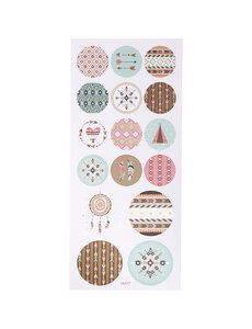 Creativ Company Stickers, indianen, vel 10x23 cm, 1 vel