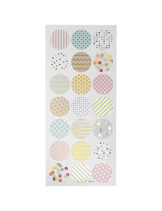 Creativ Company Stickers, pastels, vel 10x23 cm, 1 vel