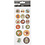 Creativ Company Stickers, bosdieren, vel 10x23 cm, ca. 16 stuk, 1 vel