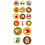 Creativ Company Stickers, bosdieren, vel 10x23 cm, ca. 16 stuk, 1 vel