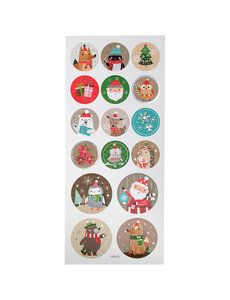 Creativ Company Stickers, kerstmis, vel 10x23 cm, 1 vel