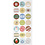 Creativ Company Stickers, kerstborduursels, vel 10x23 cm, ca. 21 stuk, 1 vel