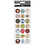 Creativ Company Stickers, kerstborduursels, vel 10x23 cm, ca. 21 stuk, 1 vel