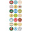 Creativ Company Stickers, kerstborduursels, vel 10x23 cm, ca. 21 stuk, 1 vel