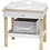 VIGA VIGA poppencommode met badkuip, H: 50 cm, L: 54,5 cm, B: 30 cm, 1 stuk
