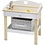 VIGA VIGA poppencommode met badkuip, H: 50 cm, L: 54,5 cm, B: 30 cm, 1 stuk