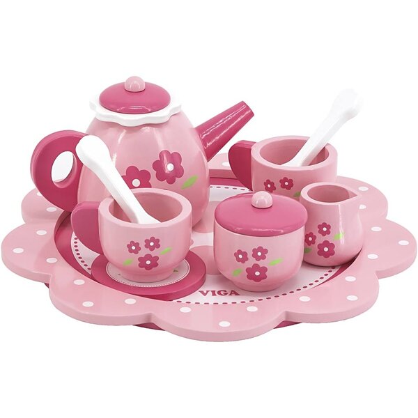 VIGA VIGA theeservies, H: 9,5 cm, d 24 cm, 9 onderdelen/ 1 doos