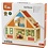 VIGA VIGA houten poppenhuis, afm 43x40x27 cm, 1 stuk