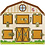 VIGA VIGA huis op slot activiteitenbord, afm 44x44 cm, 1 stuk