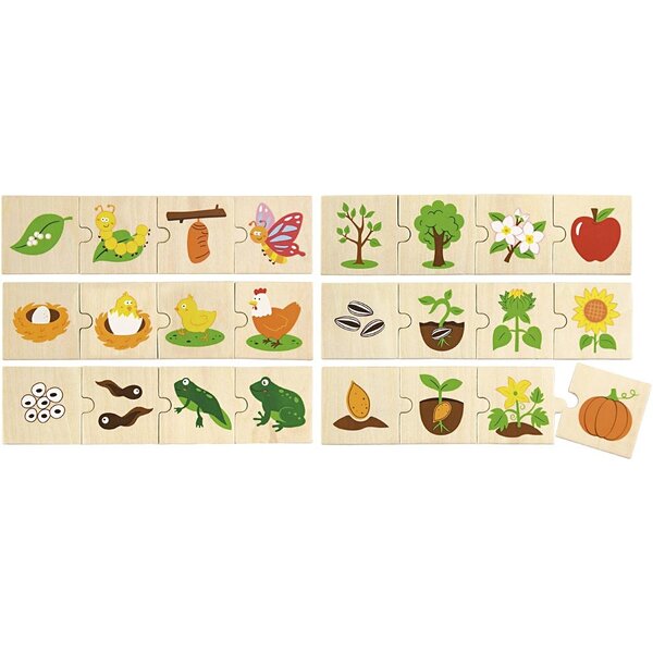 VIGA VIGA legpuzzel, 6 onderdelen/ 1 set