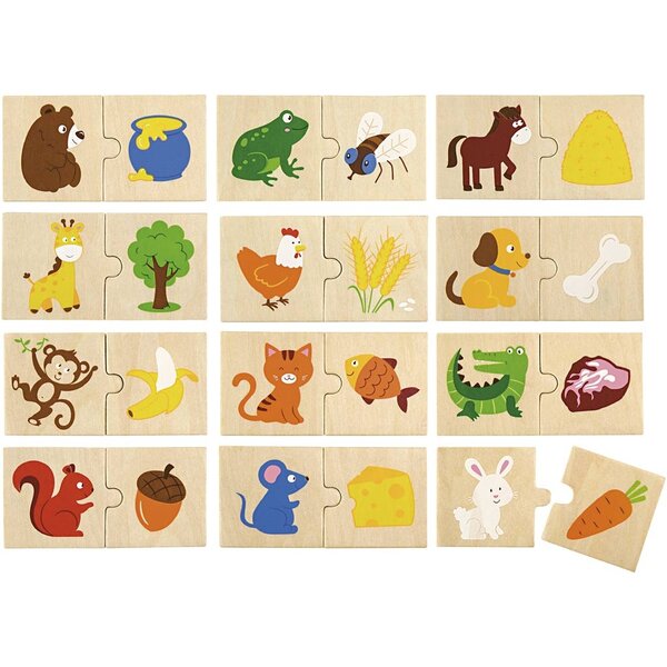 VIGA VIGA Legpuzzel, 12 onderdelen/ 1 set