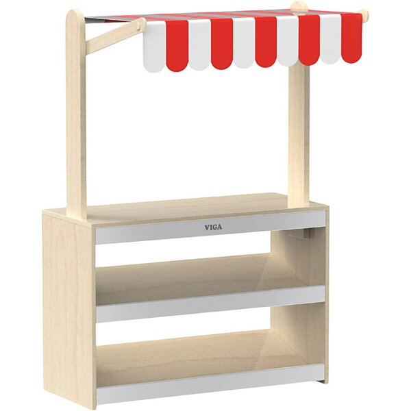 VIGA VIGA Voedselkraampje met Luifel, H: 122 cm, L: 80, B: 44 cm, 1 stuk
