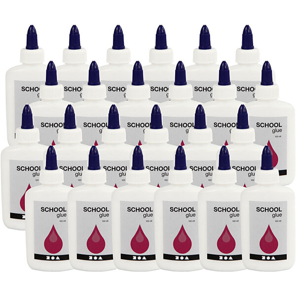 Creativ Company Schoollijm, 24x100 ml/ 1 doos