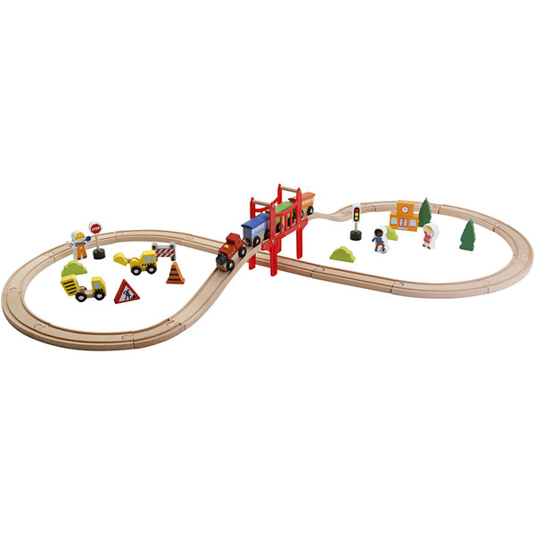 VIGA VIGA Figuur 8 Treinset, 39 onderdelen/ 1 doos