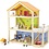 VIGA VIGA Poppenhuis, H: 67 cm, D: 28 cm, B: 62 cm, 1 stuk