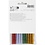 Creativ Company Lijmstiften Mini, L: 10 cm, d 7 mm, glitter, goud, groen, rood, zilver, 10 stuk/ 1 doos