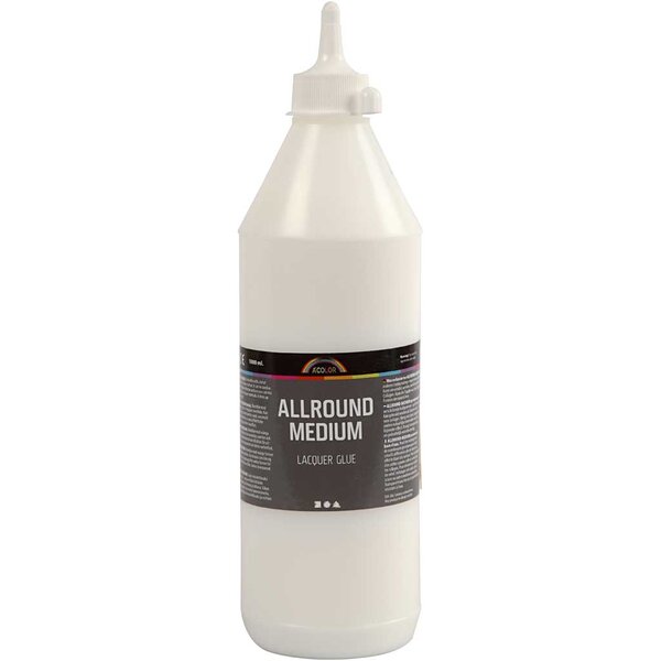 A-color Allround medium lijmlak, 1000 ml/ 1 fles