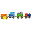VIGA VIGA spoorwegaccessoires, trein met dieren, 7 onderdelen/ 1 set