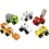 VIGA VIGA mini-auto's, afm 7-9 cm, 6 onderdelen/ 1 doos