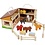 VIGA VIGA speelgoed paardenstal, afm 24,5x16,5x15 cm, 1 doos