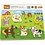 VIGA VIGA Hout Legpuzzel met Geluid, boerderijdieren, afm 33x22,5x3 cm, 1 stuk