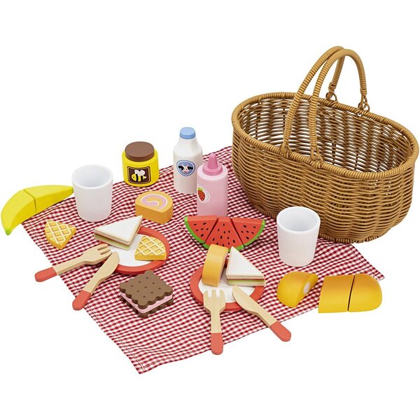 VIGA VIGA picknickset, H: 23 cm, L: 25 cm, B: 14,5 cm, 30 onderdelen/ 1 doos