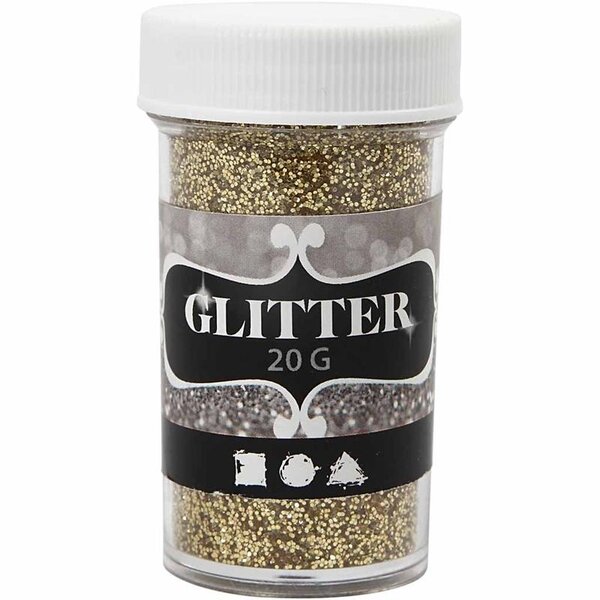Creativ Company Glitter, goud, 20 gr/ 1 Doosje