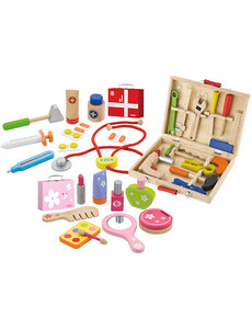 VIGA VIGA Houten Speelset, 33 onderdelen/ 1 set