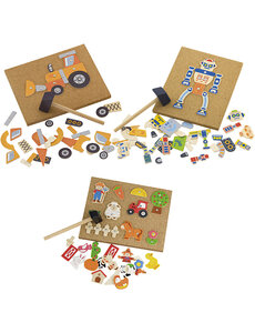 VIGA VIGA hamermozaïek set, afm 23x18 cm, 3 set/ 1 doos