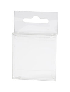  PET verpakkingsdozen, afm 51x54x10 mm, 100 stuk/ 1 doos