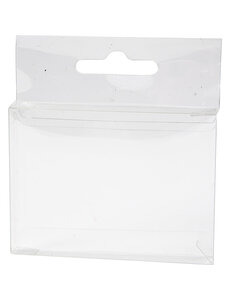  PET verpakkingsdozen, afm 74x54x10 mm, 100 stuk/ 1 doos