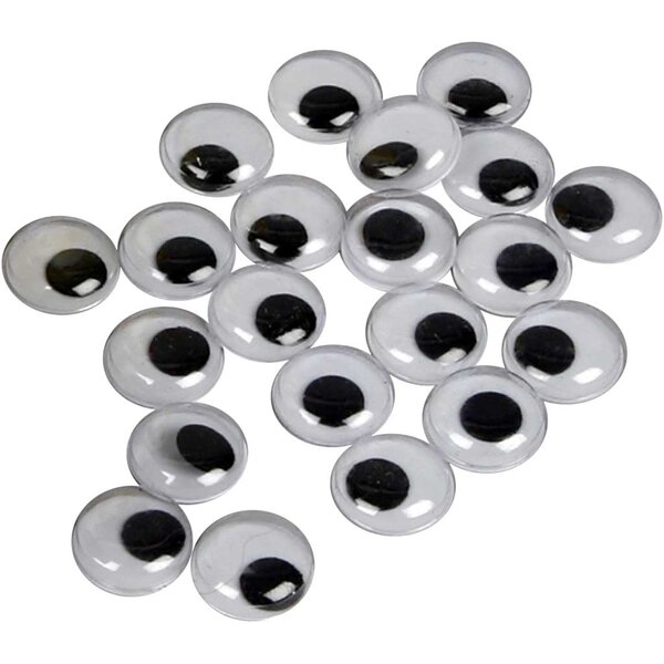 Creativ Company Wiebelogen, niet zelfklevend, d 14 mm, 30 stuk/ 1 doos