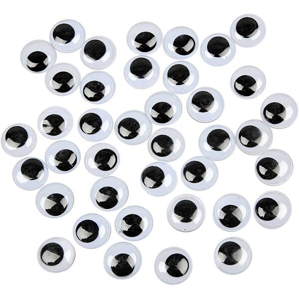 Creativ Company Wiebelogen, niet zelfklevend, d 20 mm, 500 stuk/ 1 doos