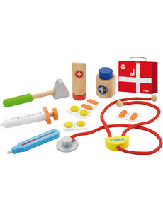 VIGA VIGA houten doktersspeelset