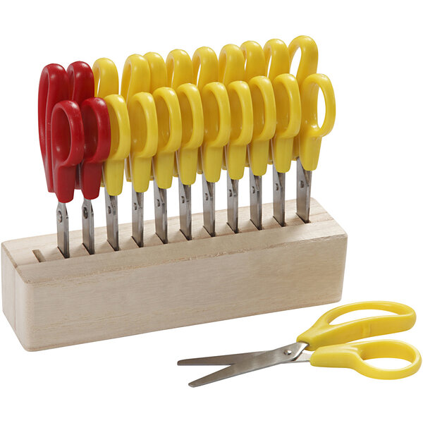 Creativ Company Kinderschaar, L: 12,5 cm, rond, 12 stuk/ 1 doos