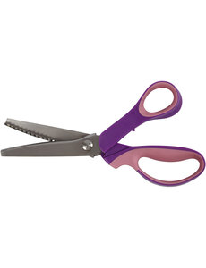 Creativ Company Pinking kartelschaar, L: 23,5 cm, rechtshandig, 1 stuk